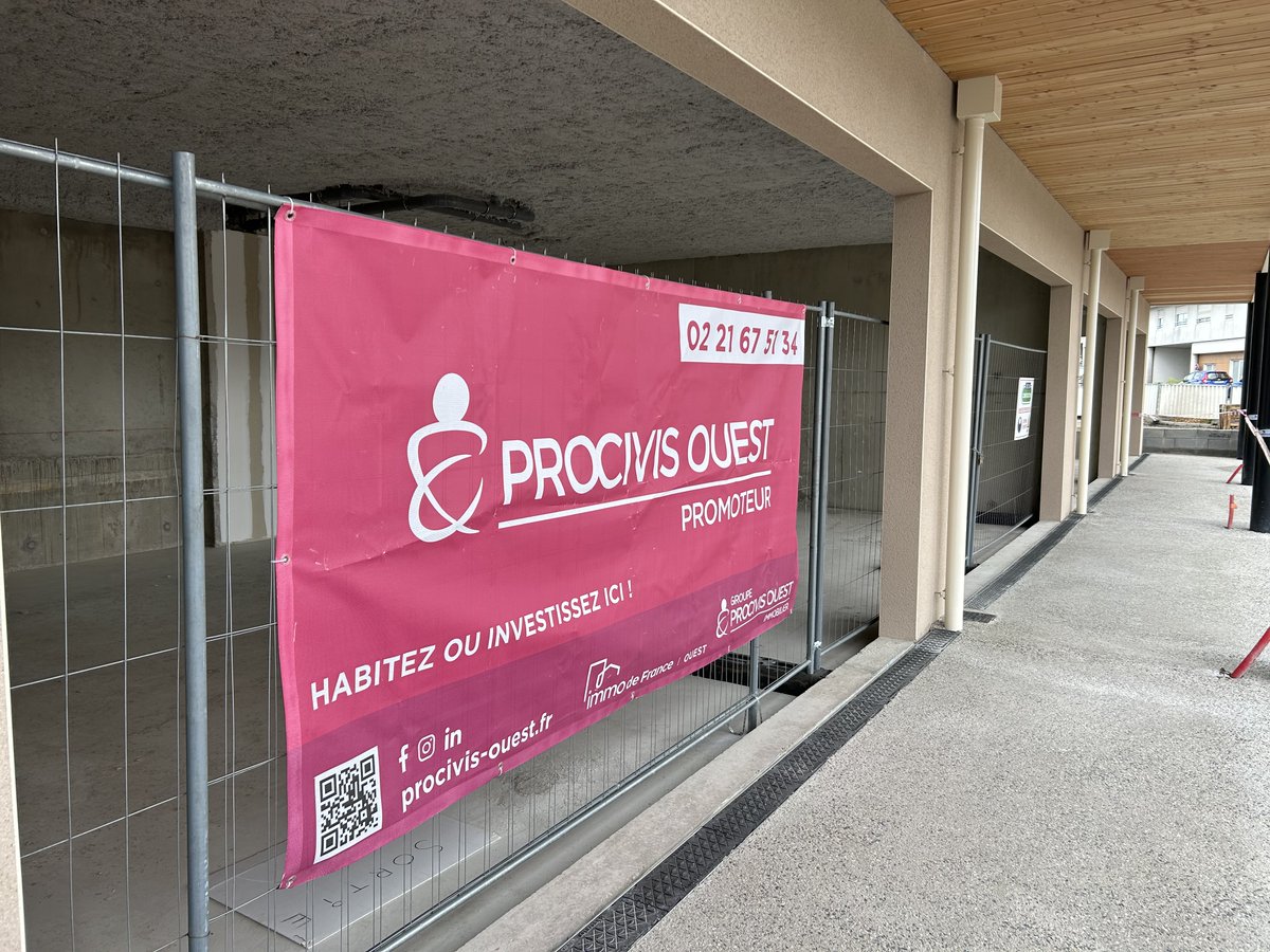 #Livraison ATRIUM à #Bonchamp ! 🏠
- Appartements neufs 
 -Cellules commerciales dont une DISPONIBLE ! 

Immo de France Ouest accompagne les copropriétaires pour le service #syndic de copro. 👏🏽

Contactez Procivis Ouest Promoteur : 
📞02 21 67 50 20
🔗promo53@procivis-ouest.fr