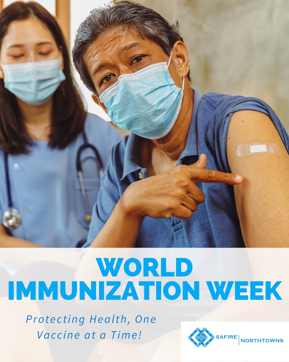 northtownscc's tweet photo. 🌍🩺 World Immunization Week: Protecting Health, One Vaccine at a Time! 🩺🌍
Vaccines save millions of lives each year by preventing serious diseases. At Northtowns, we advocate for immunization to protect our residents, staff, and community. https://t.co/JV59QM7I8n