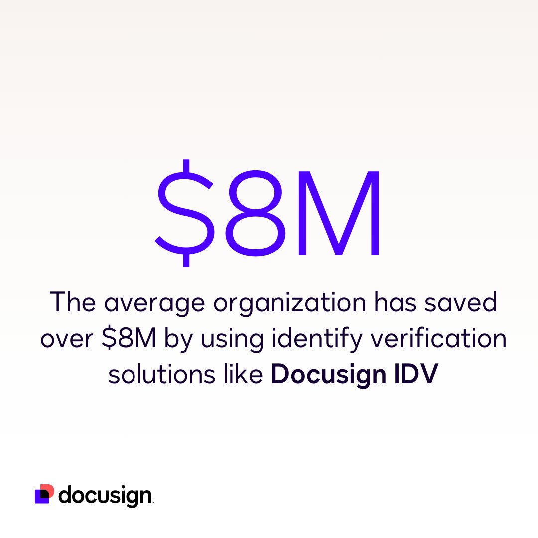 Docusign's tweet image. Docusign and @Entrust_Corp surveyed over 1400 leaders in security and customer experience around the world.
Here is what we found 🔎
ow.ly/jhgQ50VFJoO