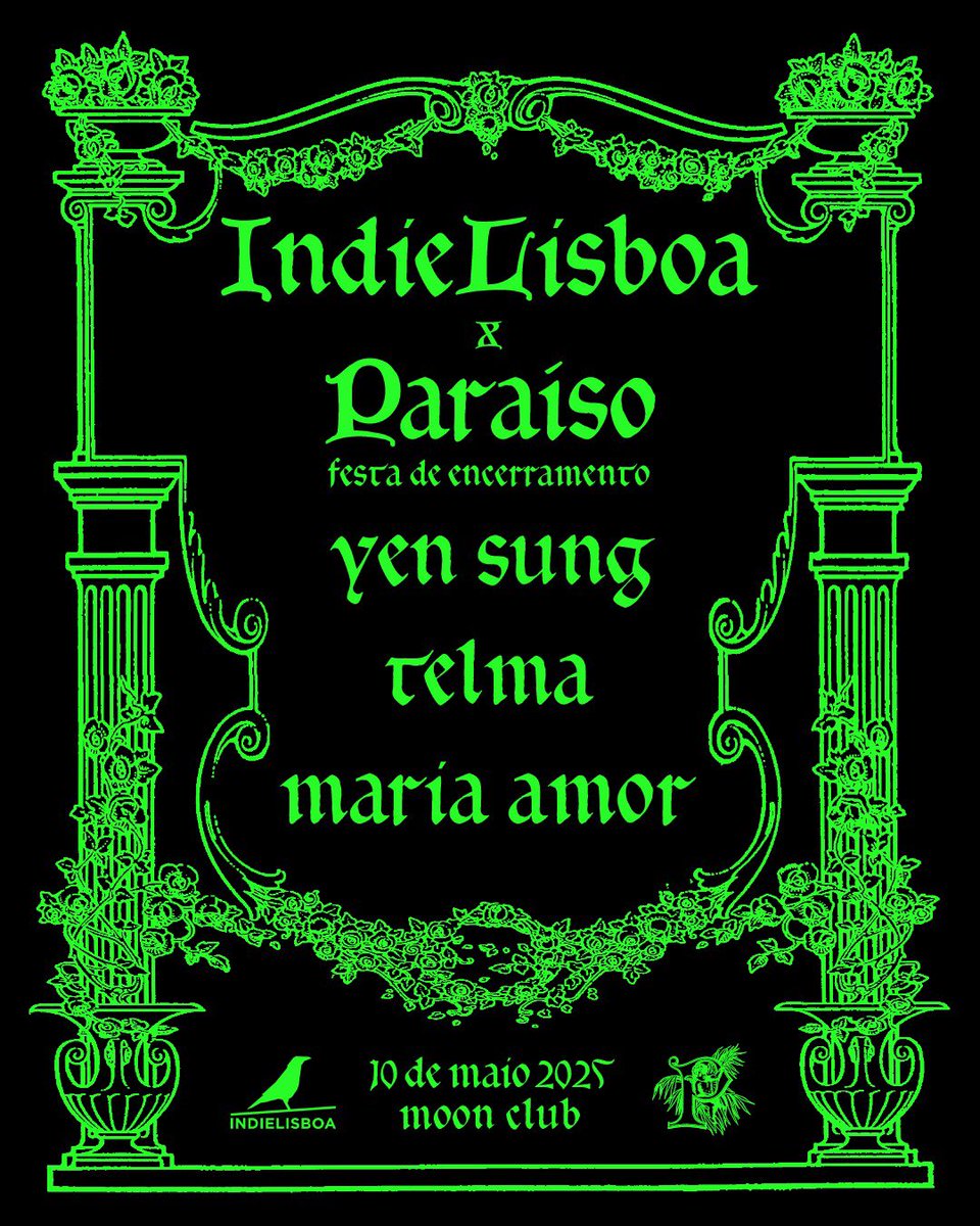 💥🧚 INDIELISBOA X PARAÍSO - FESTA DE ENCERRAMENTO . Dia 10 de Maio, rave no @moonclub.pt para celebramos o final de mais uma edição do IndieLisboa, em parceria com a produção do filme Paraíso, <a href="/discosparaiso/">Paraíso</a> .