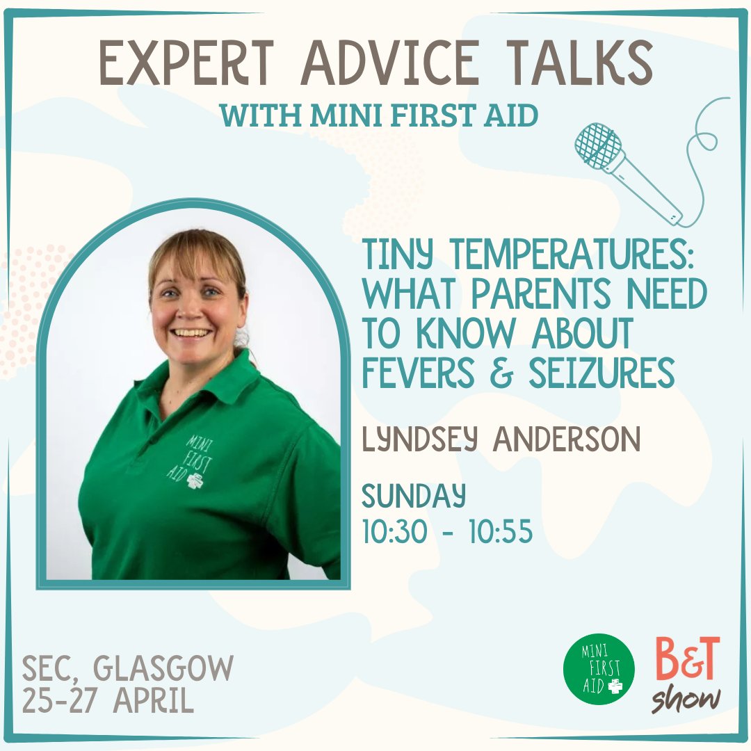 Baby & Toddler Show (@babyshows) on Twitter photo Don't miss out on our Expert Advice Talks with <a href="/minifirstaid/">Barbara Kohler</a> where you will be able to learn all about important topics such as fevers, febrile seizures, meningitis & sepsis awareness.
Save 40% with TWEET40 bit.ly/3zqyKBW Don't miss out on our Expert Advice Talks with <a href="/minifirstaid/">Barbara Kohler</a> where you will be able to learn all about important topics such as fevers, febrile seizures, meningitis & sepsis awareness.
Save 40% with TWEET40 bit.ly/3zqyKBW