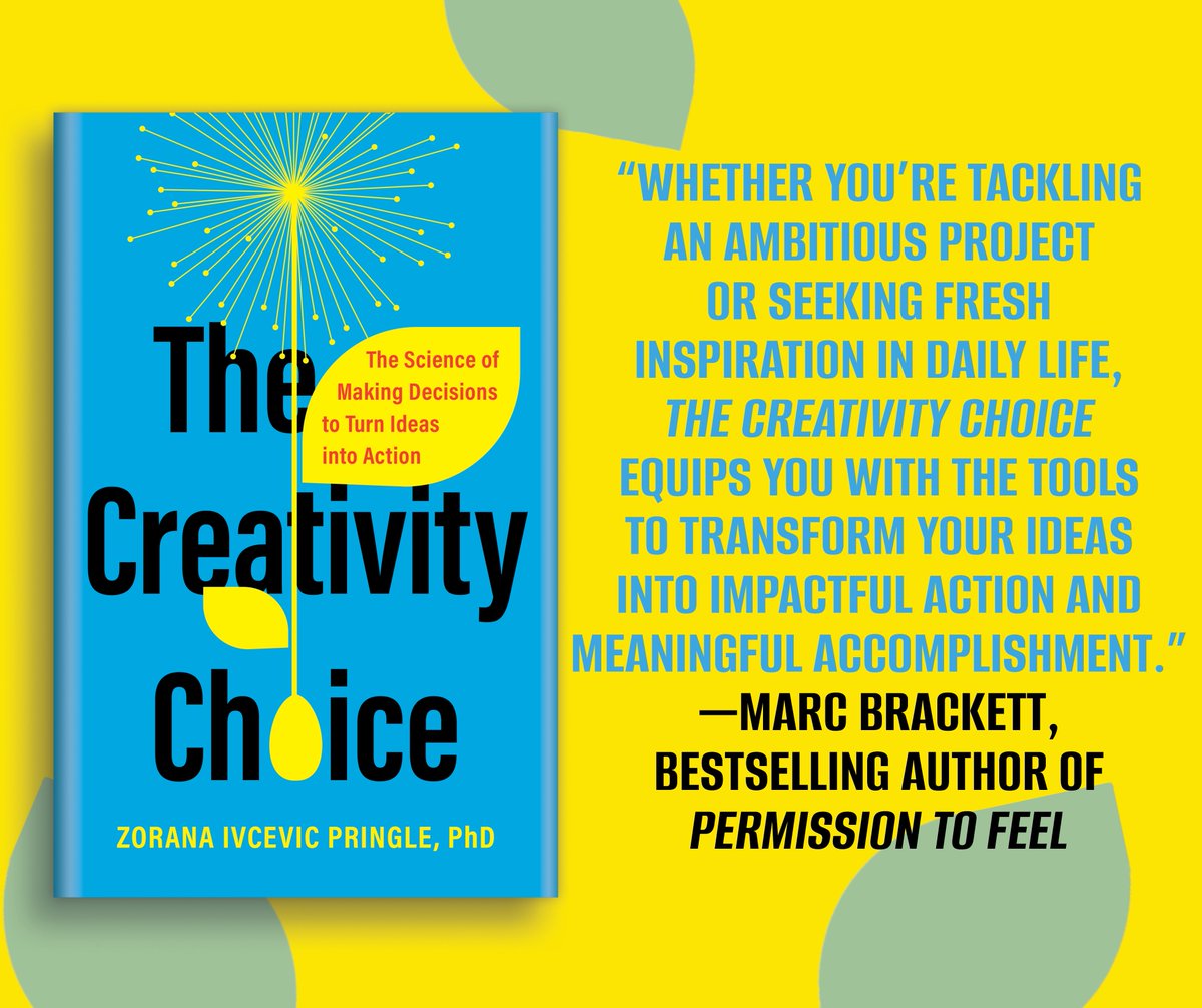 public_affairs's tweet image. “Whether you’re tackling an ambitious project or seeking fresh inspiration in daily life, THE CREATIVITY CHOICE (@ZoranaPsych) equips you with the tools to transform your ideas into action and meaningful accomplishment.” —@marcbrackett
Out May 6th! bit.ly/4jG989j