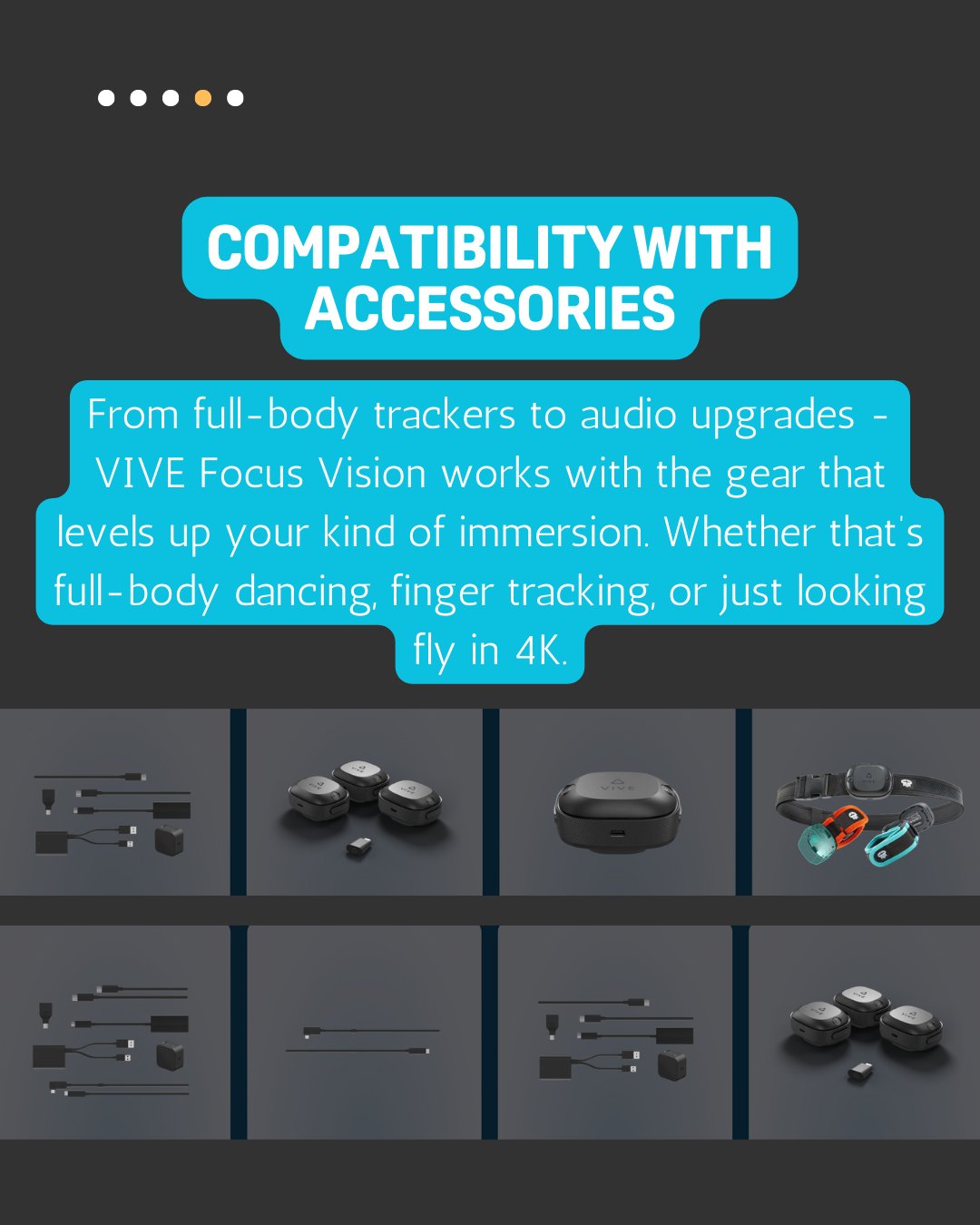 HTC VIVE Full Face Tracker - 99HATZ003-00 - VR Headsets