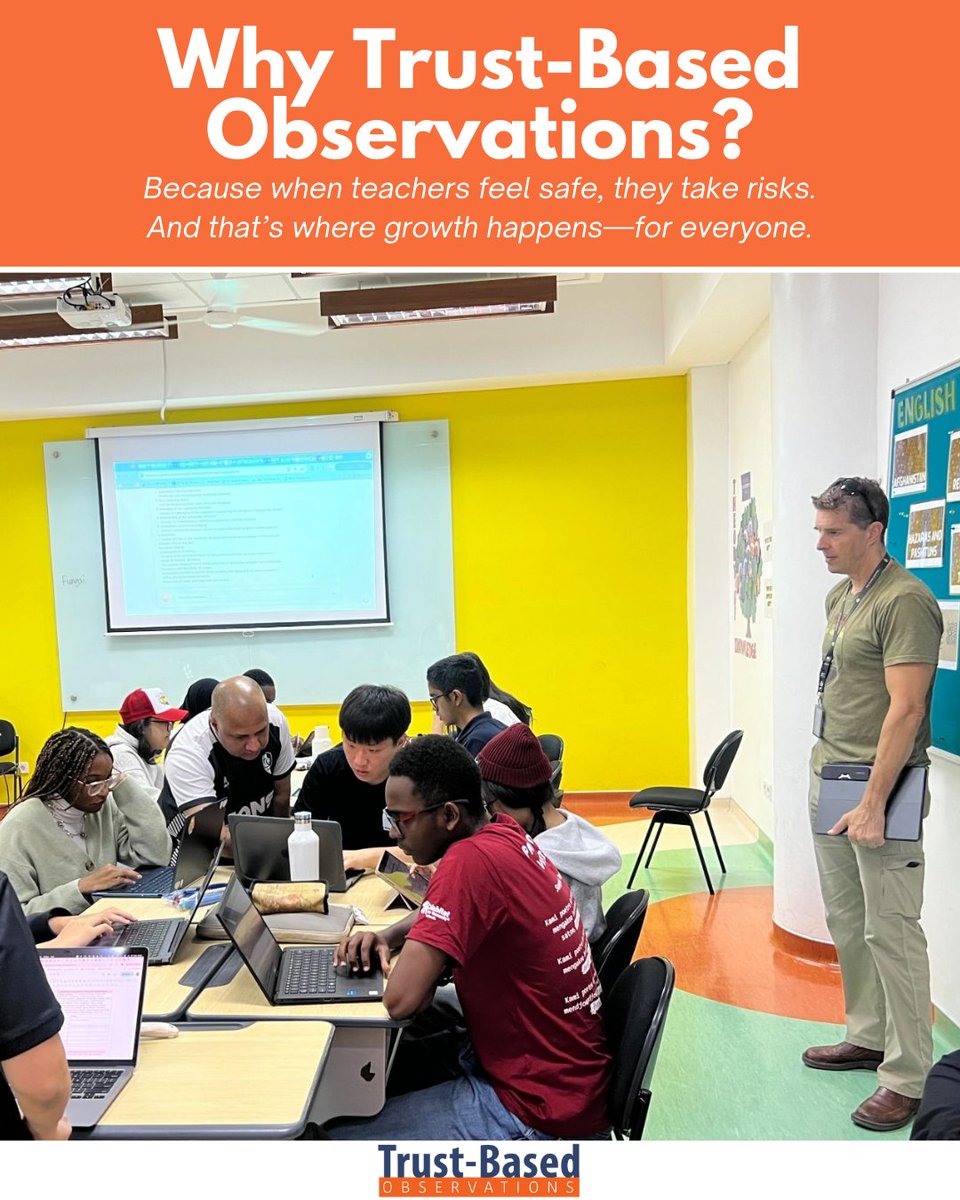 Why Trust-Based Observations?
Trust lowers vulnerability—making space for real growth.
Feedback shifts from evaluation to reflection.
That’s where real learning begins.
#TrustBasedObservations #GrowthMindset #TeacherSupport #SchoolCulture
