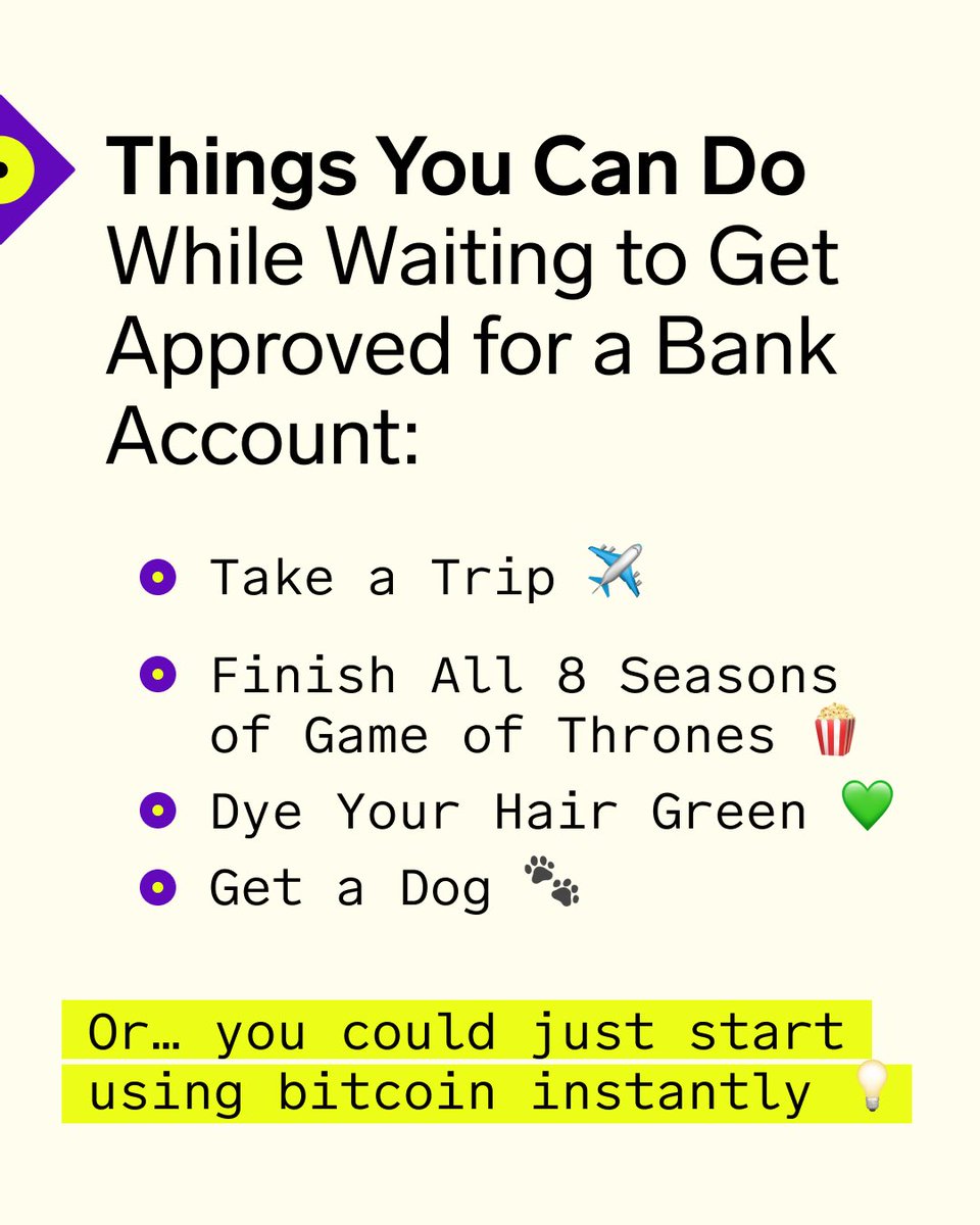 Azteco_'s tweet image. Still waiting for your bank account to get approved?👀
Why not skip the wait and start using bitcoin instantly with Azteco — no ID, no bank, no hassle.
Just grab a voucher, redeem it in seconds, and you’re in.
Azteco makes it that easy.
Learn more at azte.co
