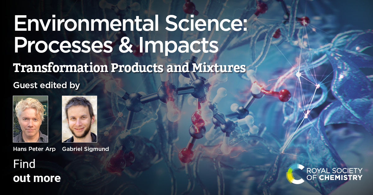 Announcing a new #ESPI themed collection: Transformation Products &amp; Mixtures. Submission deadline 30th September 2025. Don't miss out!

Find out more: blogs.rsc.org/em/2025/04/17/…