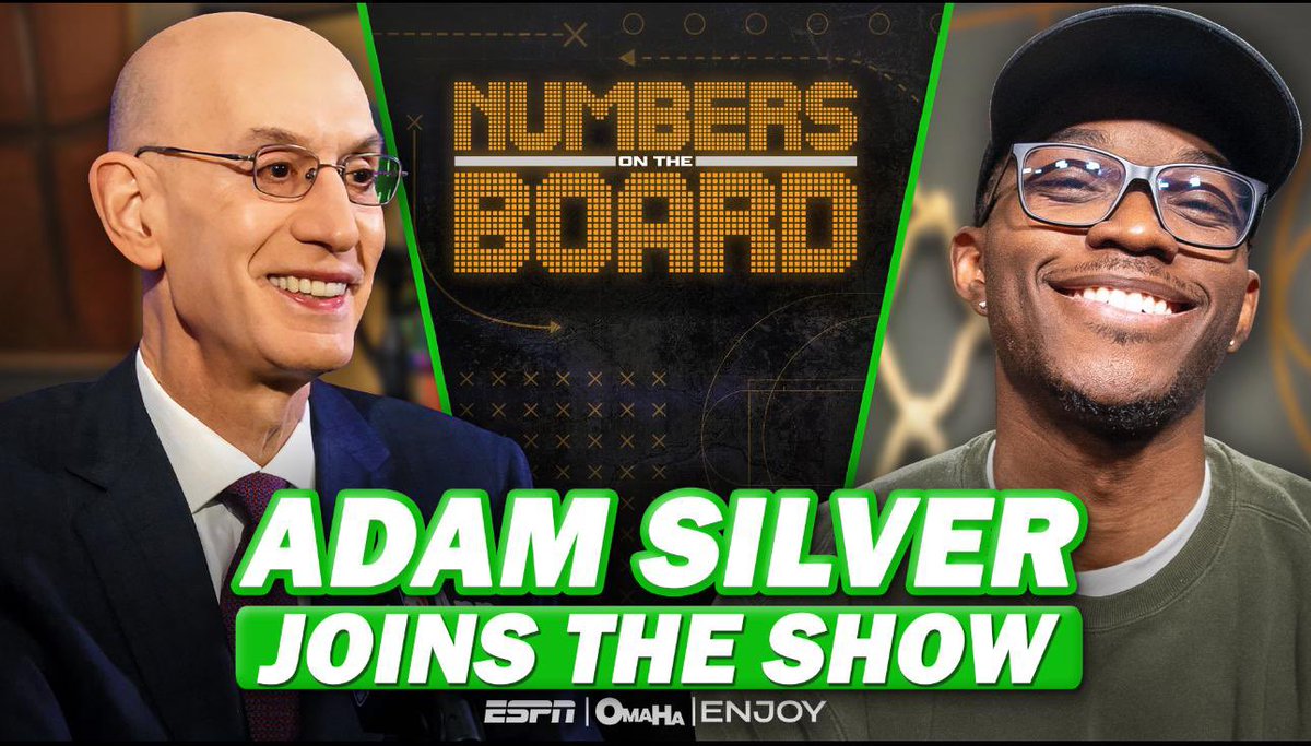 notbpod's tweet image. 🚨 Adam Silver joins the Show 🚨