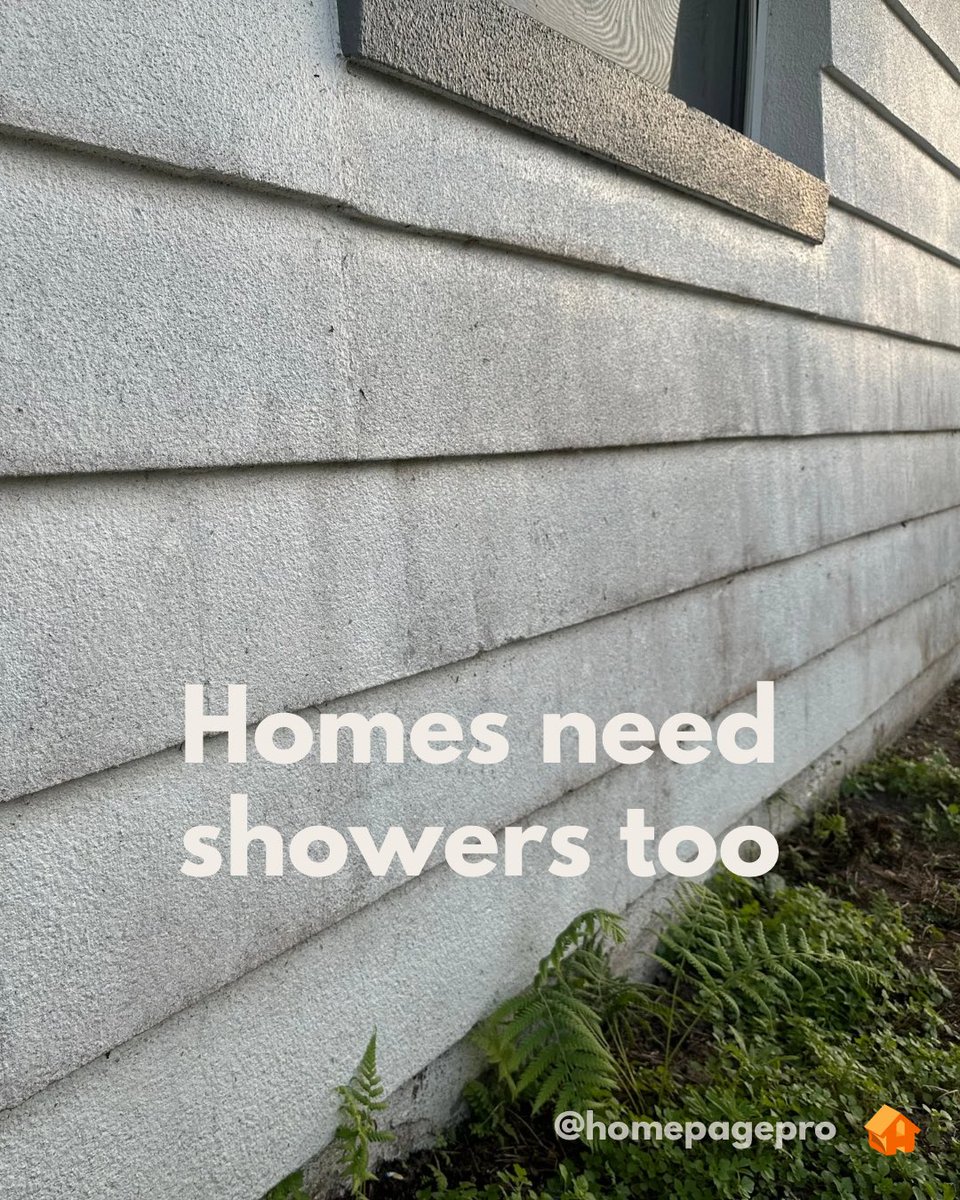 Homepagepro's tweet photo. We shower daily. Your house? Just needs it once in a while. Snap a pic, post it on HomePage, and get quotes from different local pros. 

#Powerwashing #Homecare #homeservices #homepage https://t.co/fNXsWan8hL