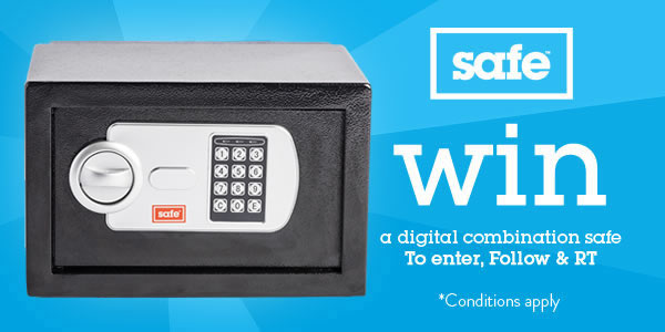 #Competition - #Win a #Free Black Box Digital Safe. Just #RT &amp; #Follow for a chance to win. #Freebiefriday #Giveaway #prize #competitiontime