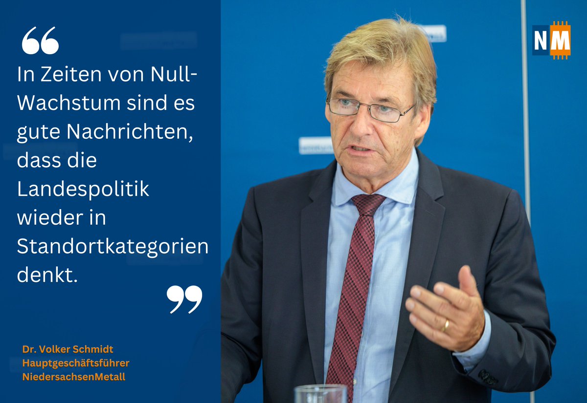 Wir begrüßen die Ankündigung von <a href="/OlafLies/">Minister Olaf Lies</a> , den Industriestandort #Niedersachsen stärken und die Verwaltung einfacher und schneller machen zu wollen. on beidem profitiert die #Wirtschaft – und die Unternehmen benötigen dringend wettbewerbsfähige Rahmenbedingungen.