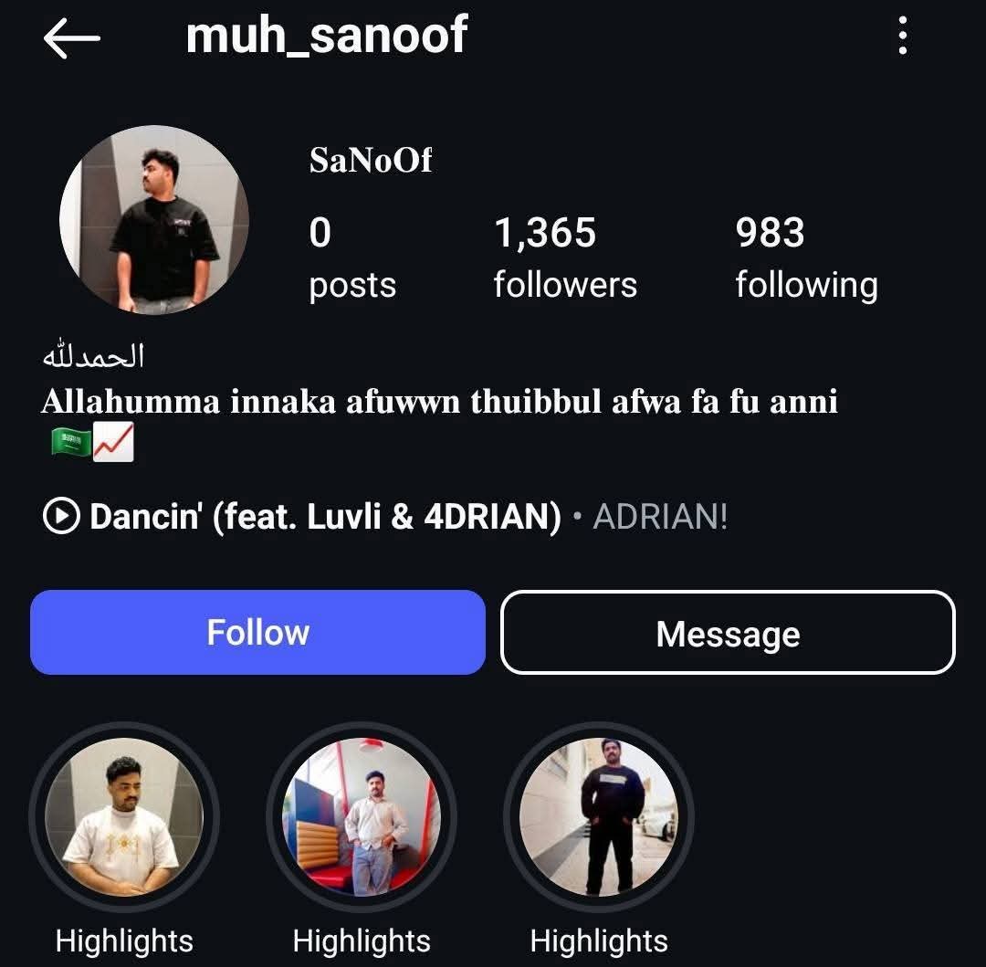 sunilkumar_k_g's tweet photo. @NIA_India @TheKeralaPolice this person with the instagram profile muh_sanoof in kerala had openly supported Phalgam killing of innocent people and supporting terrorism. Kindly take strict action against him. He is a terrorist supporter from Kerala, and enemy of our India https://t.co/BOncbJd2zY