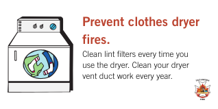 Doing laundry is most likely part of your weekly routine. But did you know how important taking care of your clothes dryer is to the safety of your home?

The leading cause of home clothes dryer fires is failure to clean them – ensure you are keeping your dryer in working order!