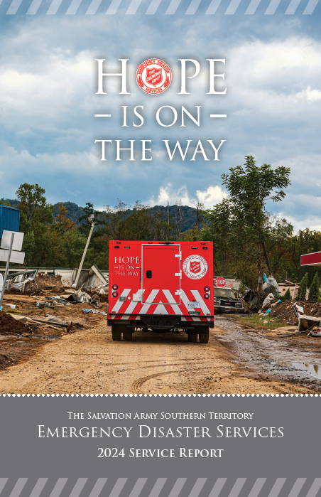 The Southern Territory's 2024 EDS Service Report is available for viewing. In the midst of a record breaking #hurricaneSeason, The Salvation Army was honored to serve and to be a beacon of hope in the darkness. #HopeIsOnTheWay 

loom.ly/qc88Vb0