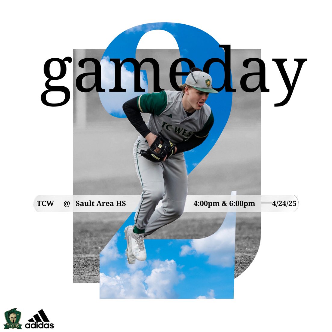 Traverse City West Baseball (@tcwbaseball) on Twitter photo Your TC West Titans face Sault Area HS today at HOME! Be there to cheer on your Titans! 👏🏼 ⚾️#tcwshbaseball
<a href="/CoachWagner31/">Coach Wagner</a>
<a href="/TCWSHTitans/">Traverse City West Senior High School</a>
<a href="/tcwestathletics/">Traverse City West Athletics</a> Your TC West Titans face Sault Area HS today at HOME! Be there to cheer on your Titans! 👏🏼 ⚾️#tcwshbaseball
<a href="/CoachWagner31/">Coach Wagner</a>
<a href="/TCWSHTitans/">Traverse City West Senior High School</a>
<a href="/tcwestathletics/">Traverse City West Athletics</a>