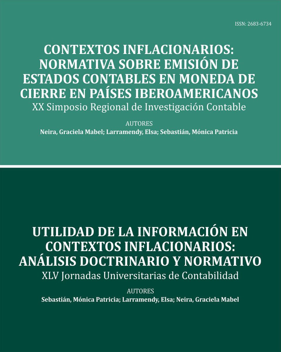 Investigaciones y Estudios Contables FCE UNLP tweet media