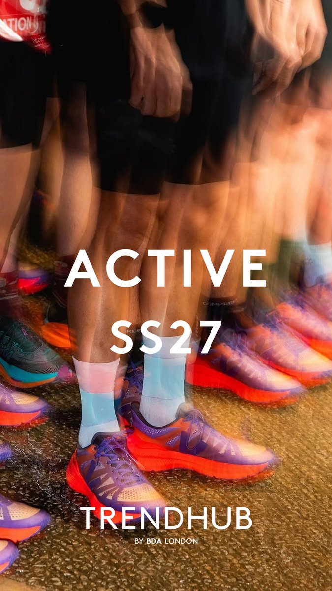 BDALONDON's tweet photo. Our Active SS27 book is out now! Our latest book explores the key cultural drivers shaping the activewear landscape for SS27, navigated through our bigger picture ideas, season's must-haves, and five seasonal themes. https://t.co/jwhIvpnEwA