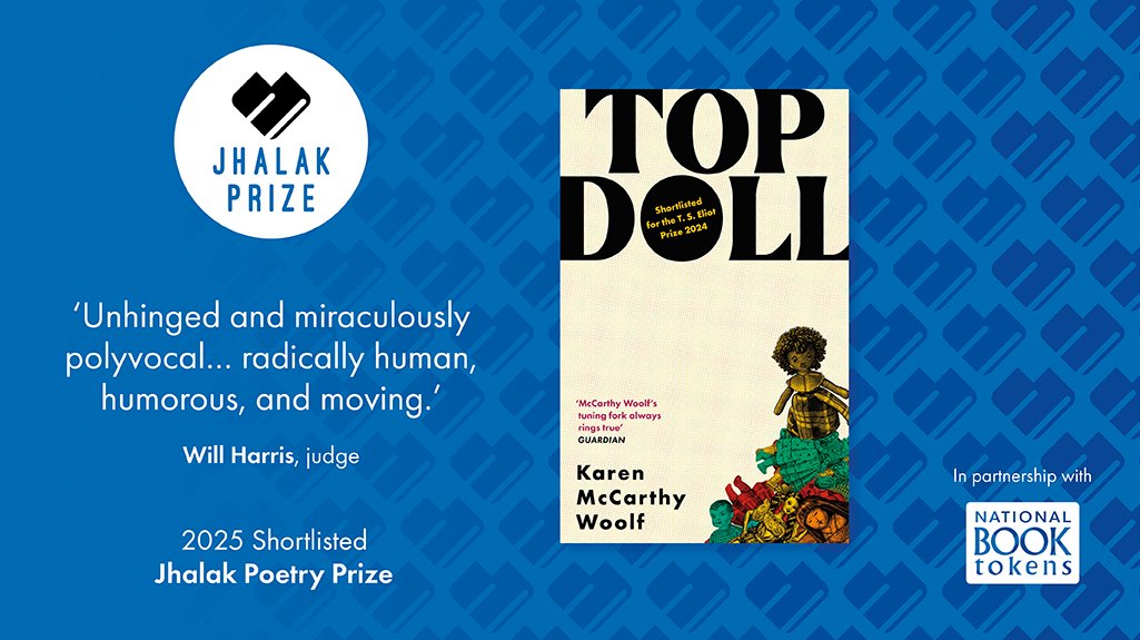 FMcM (@fmcmassociates) on Twitter photo 🎉 Congrats to <a href="/KMcCarthyWoolf/">Karen McCarthy Woolf</a>! #TopDoll is shortlisted for the 2025 <a href="/jhalakprize/">Jhalak Prize</a>🧸✨Judge Will Harris calls it “unhinged and miraculously polyvocal… radically human, humorous and moving.” A bold, brilliant triumph #Jhalak2025 #TopDoll 🎉 Congrats to <a href="/KMcCarthyWoolf/">Karen McCarthy Woolf</a>! #TopDoll is shortlisted for the 2025 <a href="/jhalakprize/">Jhalak Prize</a>🧸✨Judge Will Harris calls it “unhinged and miraculously polyvocal… radically human, humorous and moving.” A bold, brilliant triumph #Jhalak2025 #TopDoll