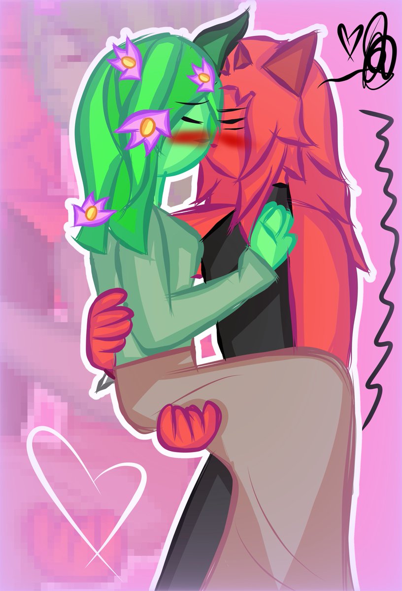 Mamomiloveslol's tweet photo. I didn't want to upset you that I drew raddy x vineria because most people prefer owackx x vineria but I did the one who prefers raddy x vineria I didn't do it so that you would judge me for this ship I just did the same others did their other ships so#sprunki #sprunkiincredibox https://t.co/AjUO2xheQb