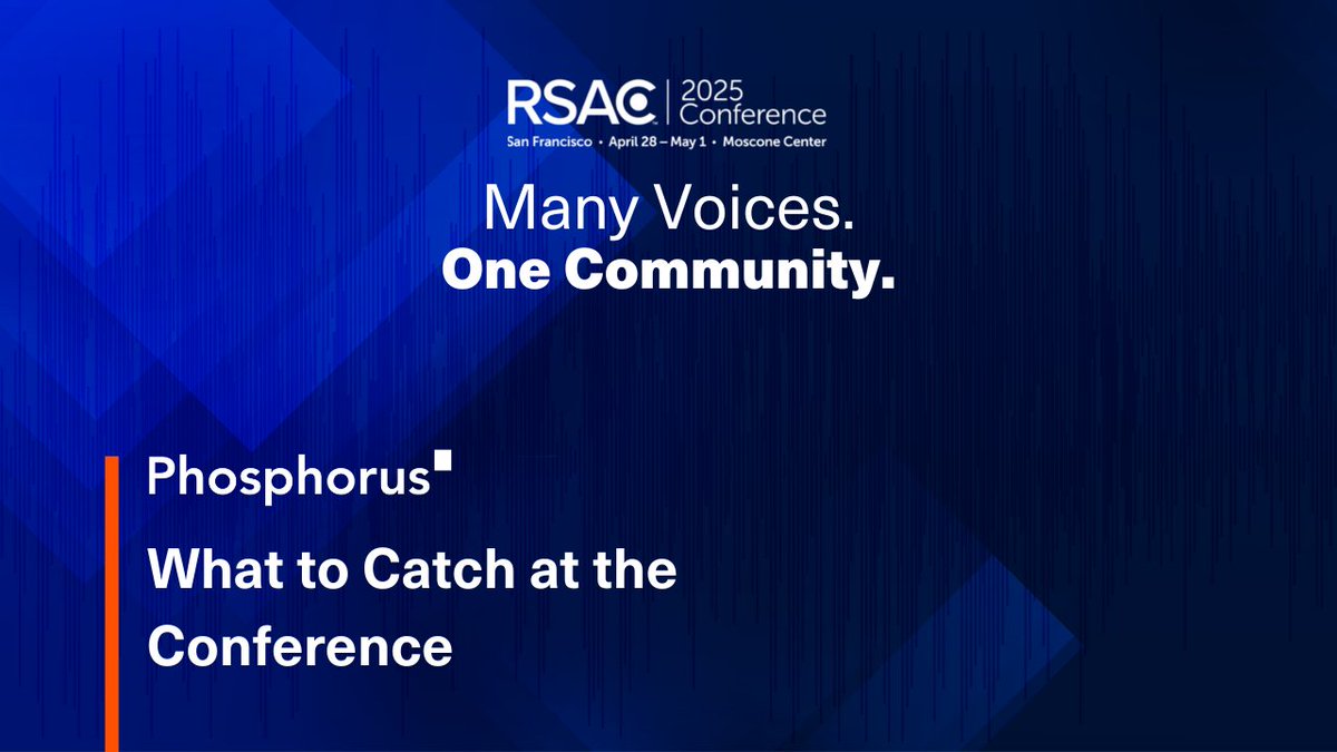 Phosphorus (@phosphorusinc) on Twitter photo Time's almost up. Got your schedule set for #𝗥𝗦𝗔𝗖𝟮𝟬𝟮𝟱?
<a href="/PhillipWylie/">Phillip Wylie</a> has you covered with these head-picked sessions on IoT and OT security.
🔗 okt.to/PcTj3E Time's almost up. Got your schedule set for #𝗥𝗦𝗔𝗖𝟮𝟬𝟮𝟱?
<a href="/PhillipWylie/">Phillip Wylie</a> has you covered with these head-picked sessions on IoT and OT security.
🔗 okt.to/PcTj3E