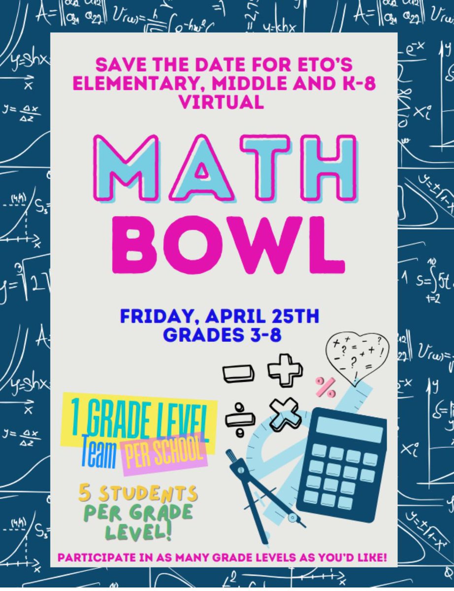 DareToLeadETO (@daretoleadeto) on Twitter photo ETO is hosting a math competition tomorrow. Come and join us!!! <a href="/trydiggs/">Dr. Try K. Diggs</a> <a href="/SuptDotres/">Jose L. Dotres, Ed.D.</a> ETO is hosting a math competition tomorrow. Come and join us!!! <a href="/trydiggs/">Dr. Try K. Diggs</a> <a href="/SuptDotres/">Jose L. Dotres, Ed.D.</a>