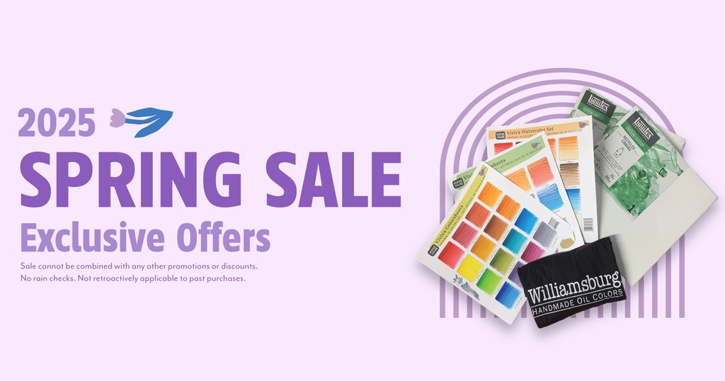 🌸 Spring Sale = Big Savings! 🌸⁠
⁠
 🎨 From major discounts to free gifts with purchase, our Spring Sale is packed with offers you won’t want to miss! ⁠
⁠
🛍️ Check out all the limited-time deals from our spring sale and more on our offers page: abovegroundartsupplies.com/offers/