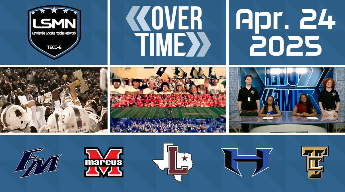 Lewisville Sports Media Network (@lsmnsports) on Twitter photo Our 6 episode of #LSMN #Overtime Season 5 is up! #LISD #LISDSports <a href="/LISDsports/">Lewisville ISD Athletics</a> <a href="/LewisvilleISD/">Lewisville ISD</a> <a href="/FlowerMoundHS/">Flower Mound HS</a> <a href="/Marcus_HS/">Marcus High School</a> <a href="/LewisvilleHS/">Lewisville High School</a> <a href="/Hebron_HS/">Hebron High School</a> <a href="/TheColonyHS/">The Colony HS</a> Our 6 episode of #LSMN #Overtime Season 5 is up! #LISD #LISDSports <a href="/LISDsports/">Lewisville ISD Athletics</a> <a href="/LewisvilleISD/">Lewisville ISD</a> <a href="/FlowerMoundHS/">Flower Mound HS</a> <a href="/Marcus_HS/">Marcus High School</a> <a href="/LewisvilleHS/">Lewisville High School</a> <a href="/Hebron_HS/">Hebron High School</a> <a href="/TheColonyHS/">The Colony HS</a>
