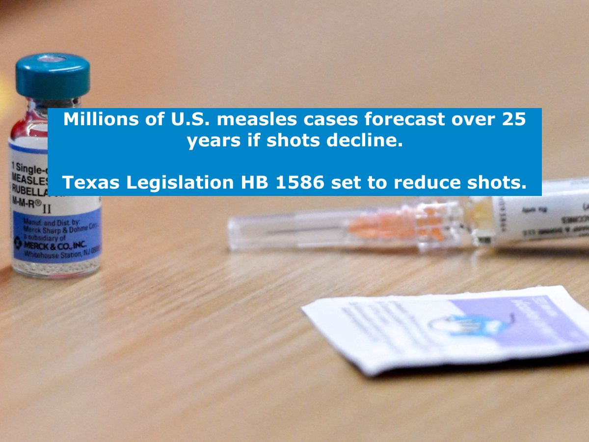 The IZ Partnership (@immunize_usa) on Twitter photo The Texas Legislature is considering HB 1586, which would make exemptions easier to obtain, & result in this worst case scenario: fewer vaccinated children & many more measles cases.
washingtonpost.com/health/2025/04…
#immunizations #vaccines #publichealth
Donate
immunizeusa.salsalabs.org/donatetotip202… The Texas Legislature is considering HB 1586, which would make exemptions easier to obtain, & result in this worst case scenario: fewer vaccinated children & many more measles cases.
washingtonpost.com/health/2025/04…
#immunizations #vaccines #publichealth
Donate
immunizeusa.salsalabs.org/donatetotip202…