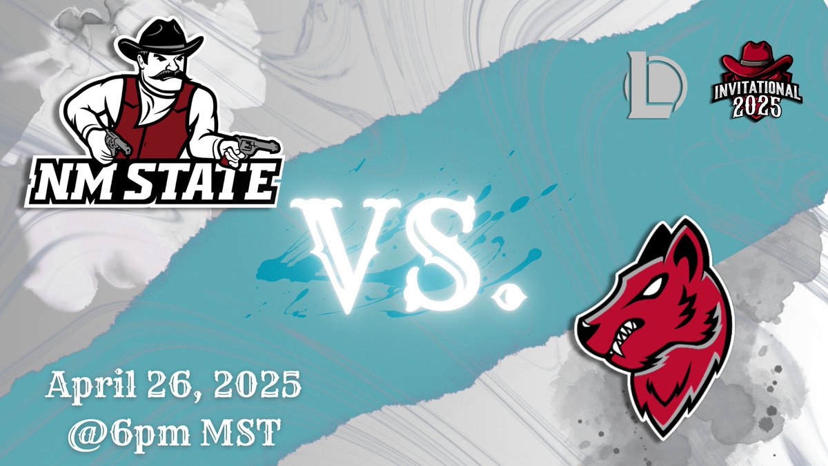 🔥 Who’s ready for the ultimate showdown?! 🔥
The FINAL MATCH of #LeagueOfLegends for the 2025 #NMSUInvitational is going down this Saturday, 4/26 at 6PM MST!

Don’t miss the action — only one team will claim the trophy. 🏆✨#GoAggies

📺 Catch it LIVE: twitch.tv/nmstateesports