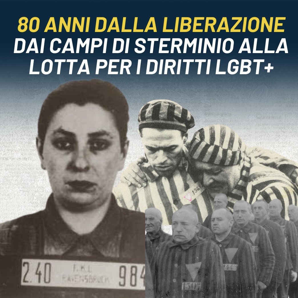 80 anni dalla liberazione: dai campi di sterminio, alla lotta per i diritti LGBT+