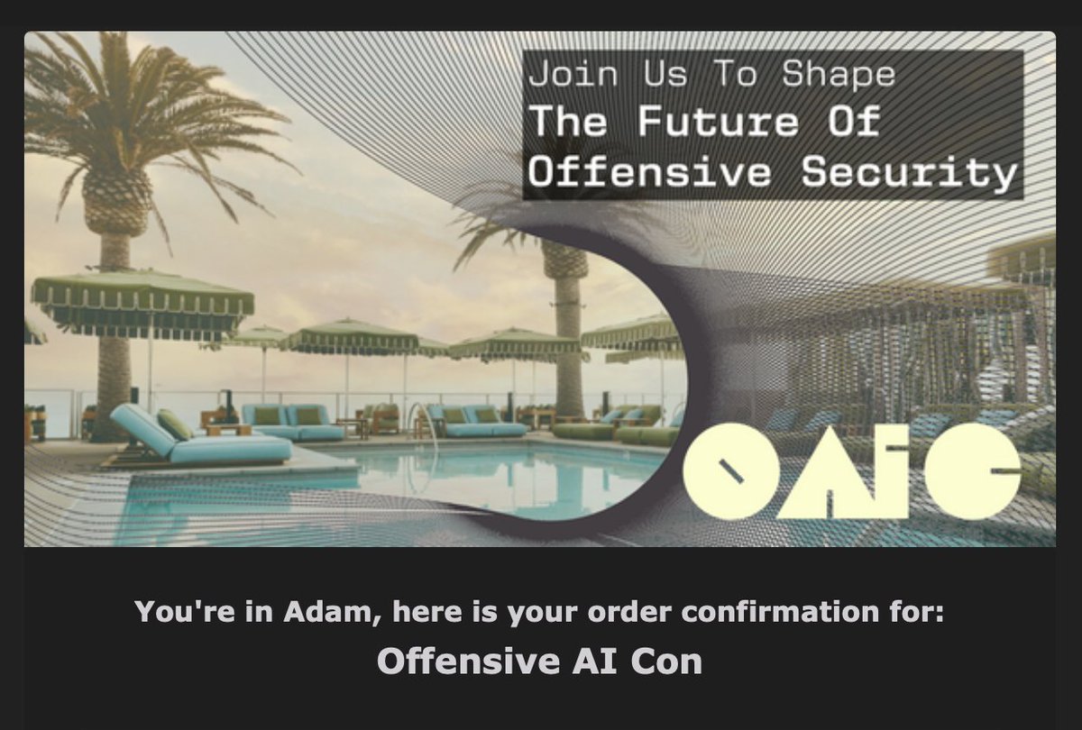 So excited for this!! <a href="/OffensiveAIcon/">Offensive AI Con</a>