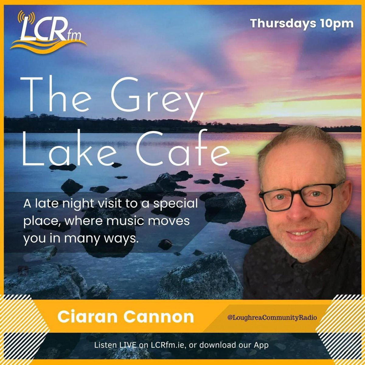 ciarancannon's tweet image. Music tonight at #TheGreyLakeCafe from @johnbleksolo, @mary_coughlan4, @BellX1 and many more. Live on air at 10.00pm, listen at lcrfm.ie and say hello.