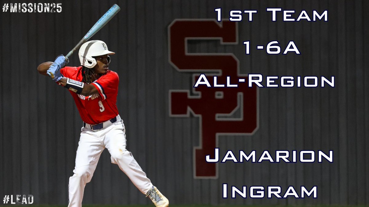 Congratulations to Jamarion Ingram on being selected to the 1st Team 1 6A All-Region Team! #LEAD #Mission25