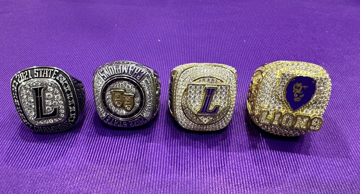 💎 Your 4X State Softball Champions had their ring celebration today! Congratulations ladies! Go Lions!