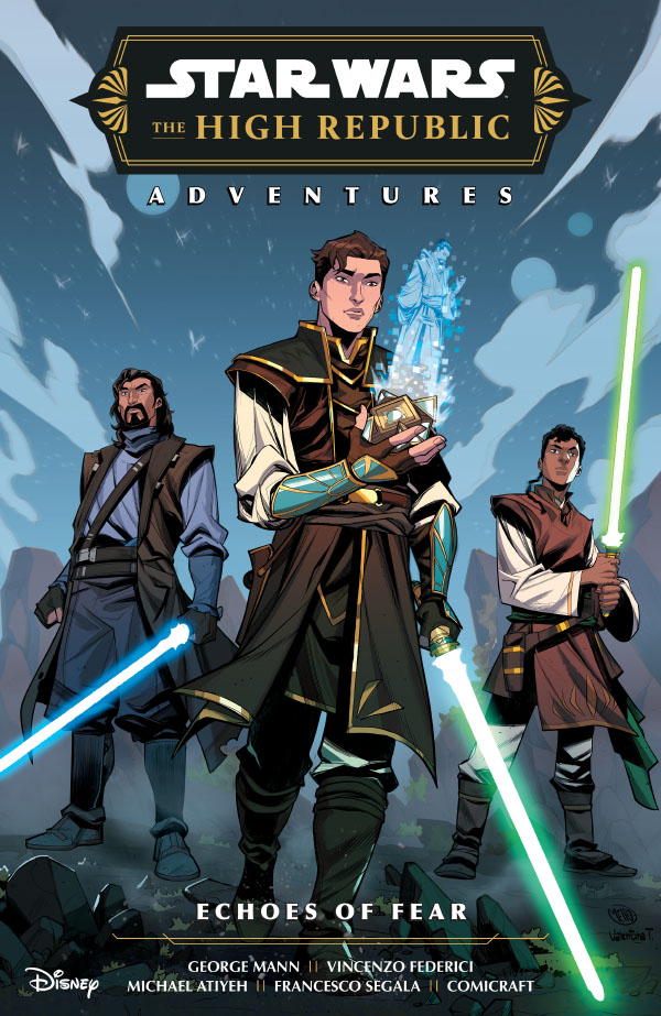 Dark Horse Comics (@darkhorsecomics) on Twitter photo Uncover the mysteries of the echo stones #StarWars: The High Republic Adventures Phase III--Echoes of Fear, new this week in a paperback collection: bit.ly/4jJvCGC
By George Mann, <a href="/VincenzoFederi4/">Vincenzo Viska Federici</a>, <a href="/FrancescoSegala/">Francesco Segala is on Bluesky</a>, <a href="/faureiana/">Gloria Martinelli</a>, <a href="/Comicraft/">COMICRAFT!</a>. With cover by Eduardo Mello Uncover the mysteries of the echo stones #StarWars: The High Republic Adventures Phase III--Echoes of Fear, new this week in a paperback collection: bit.ly/4jJvCGC
By George Mann, <a href="/VincenzoFederi4/">Vincenzo Viska Federici</a>, <a href="/FrancescoSegala/">Francesco Segala is on Bluesky</a>, <a href="/faureiana/">Gloria Martinelli</a>, <a href="/Comicraft/">COMICRAFT!</a>. With cover by Eduardo Mello