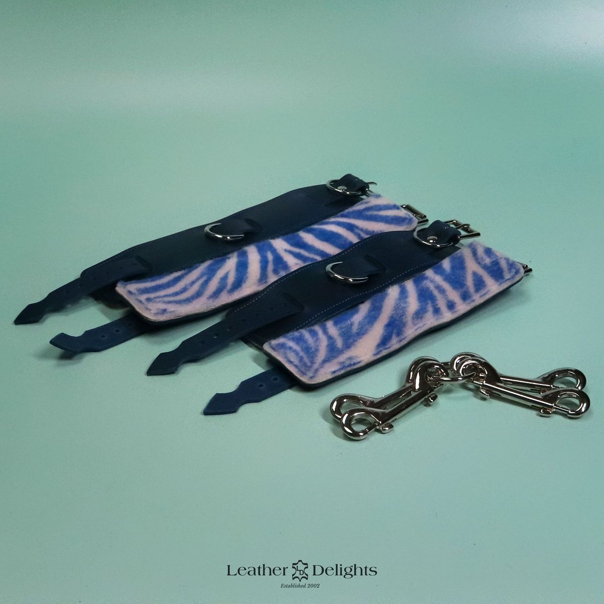 leatherdelights's tweet image. 🌟 Sneak peek: Blue zebra sheepskin meets Italian leather in tomorrow's limited edition Heavy Bondage Cuffs!

📧 Subscribers: Friday 7pm
🌍 Everyone: Saturday 7pm

Medium sizes only - get early access via our newsletter!

#HandmadeInUK #LimitedEdition