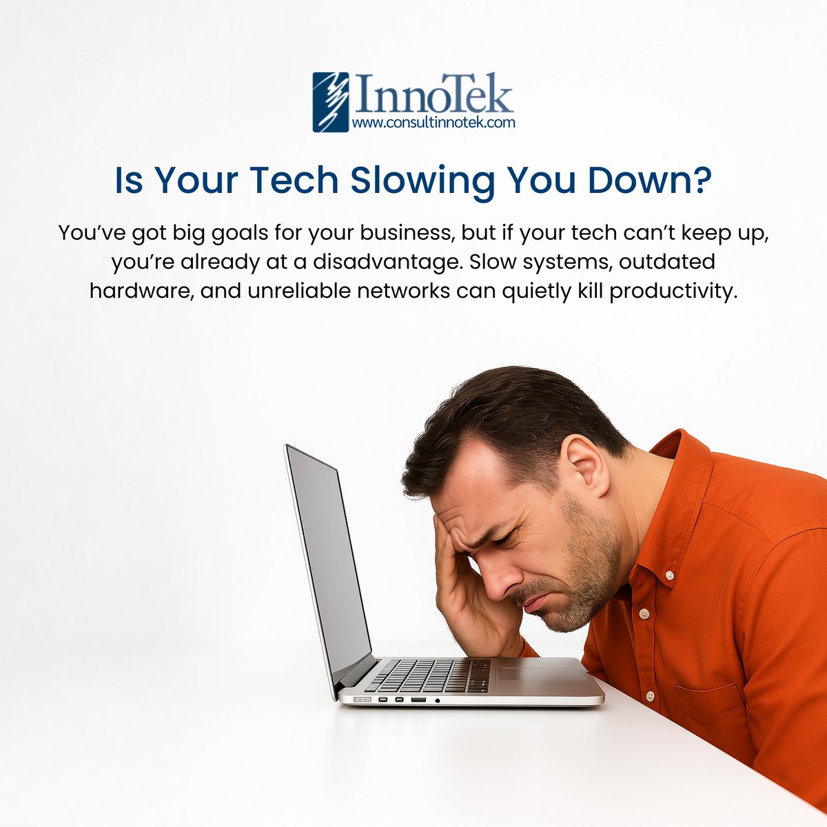 innotekcc_'s tweet image. Technology should support growth, not hold it back. If your team spends more time troubleshooting than actually working, maybe it’s time for a tech refresh.

#WorkSmarter #ITThatWorksForYou #TechUpgrades #InnoTekComputerConsulting