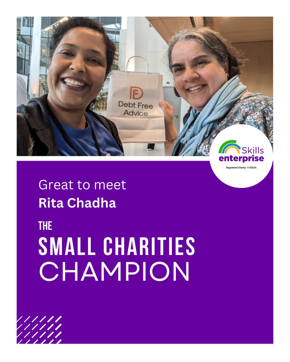 Skills Enterprise (@skillsenter) on Twitter photo Great to meet Cllr <a href="/SeriousRita/">Rita Chadha</a> at the Debt Free London event at the Mayor’s Office!
We had a fab convo about the real impact of our digital & employment support sessions at Canning Town Library — happening every Wednesday!
#DigitalInclusion #Newham #CommunitySupport Great to meet Cllr <a href="/SeriousRita/">Rita Chadha</a> at the Debt Free London event at the Mayor’s Office!
We had a fab convo about the real impact of our digital & employment support sessions at Canning Town Library — happening every Wednesday!
#DigitalInclusion #Newham #CommunitySupport