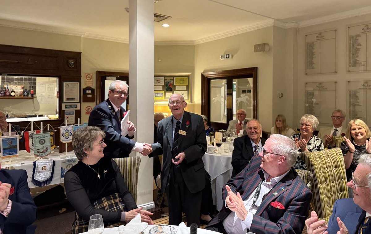 WindsorRotary's tweet photo. Warm congratulations to Bill Parsons, Chris and Jane Davies, and Trevor Morgan for their Paul Harris Fellow recognitions, and to Dragos Carnateanu, who received the Paul Harris Fellow award and the prestigious Rotarian of the Year recognition.
#RotaryClub #PaulHarrisFellow https://t.co/CO9leFsVOi