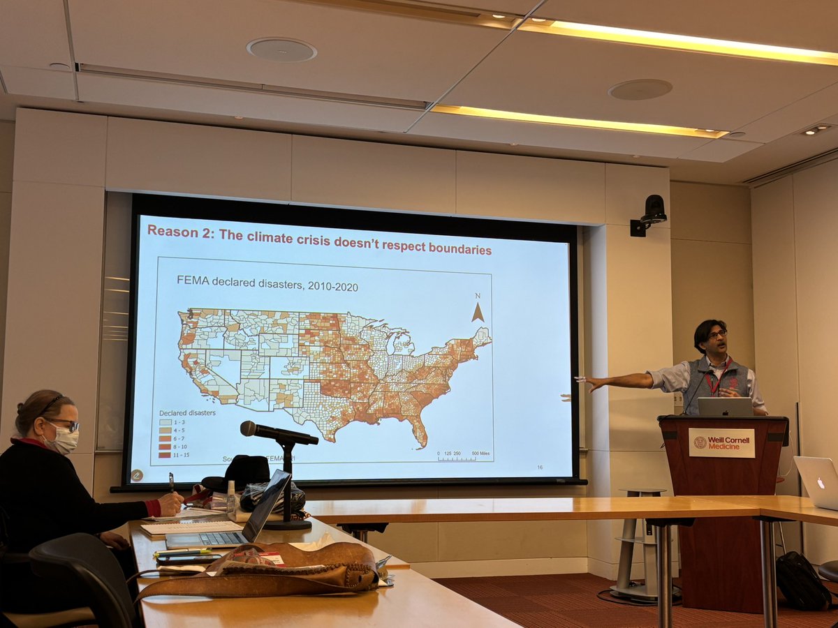 General Internal Medicine (@wcmgim) on Twitter photo At the David Rogers Health Policy Colloquium, Dr. Arnab Ghosh presented on the insights of climate and health policy and the importance of research on climate crisis and our healthcare system being prepared for the coming heat wave. <a href="/WeillCornell/">Weill Cornell Medicine</a> <a href="/WCMDeptofMed/">Weill Department of Medicine</a> At the David Rogers Health Policy Colloquium, Dr. Arnab Ghosh presented on the insights of climate and health policy and the importance of research on climate crisis and our healthcare system being prepared for the coming heat wave. <a href="/WeillCornell/">Weill Cornell Medicine</a> <a href="/WCMDeptofMed/">Weill Department of Medicine</a>