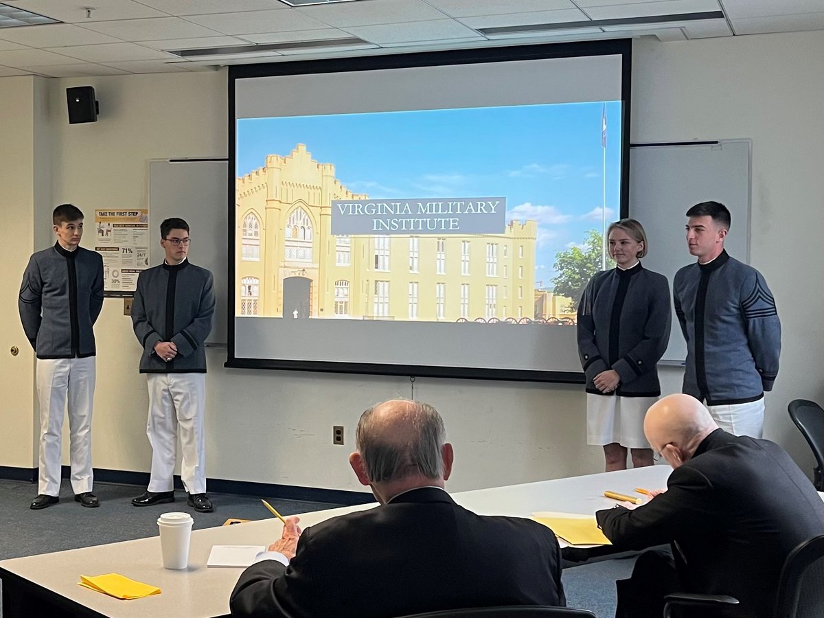 🎉 Congrats to VMI’s Intercollegiate Ethics Team! On April 12, they won the Military Ethics Case Comp at USNA—for the 3rd time 🏆 (2021, 2023, 2025)!