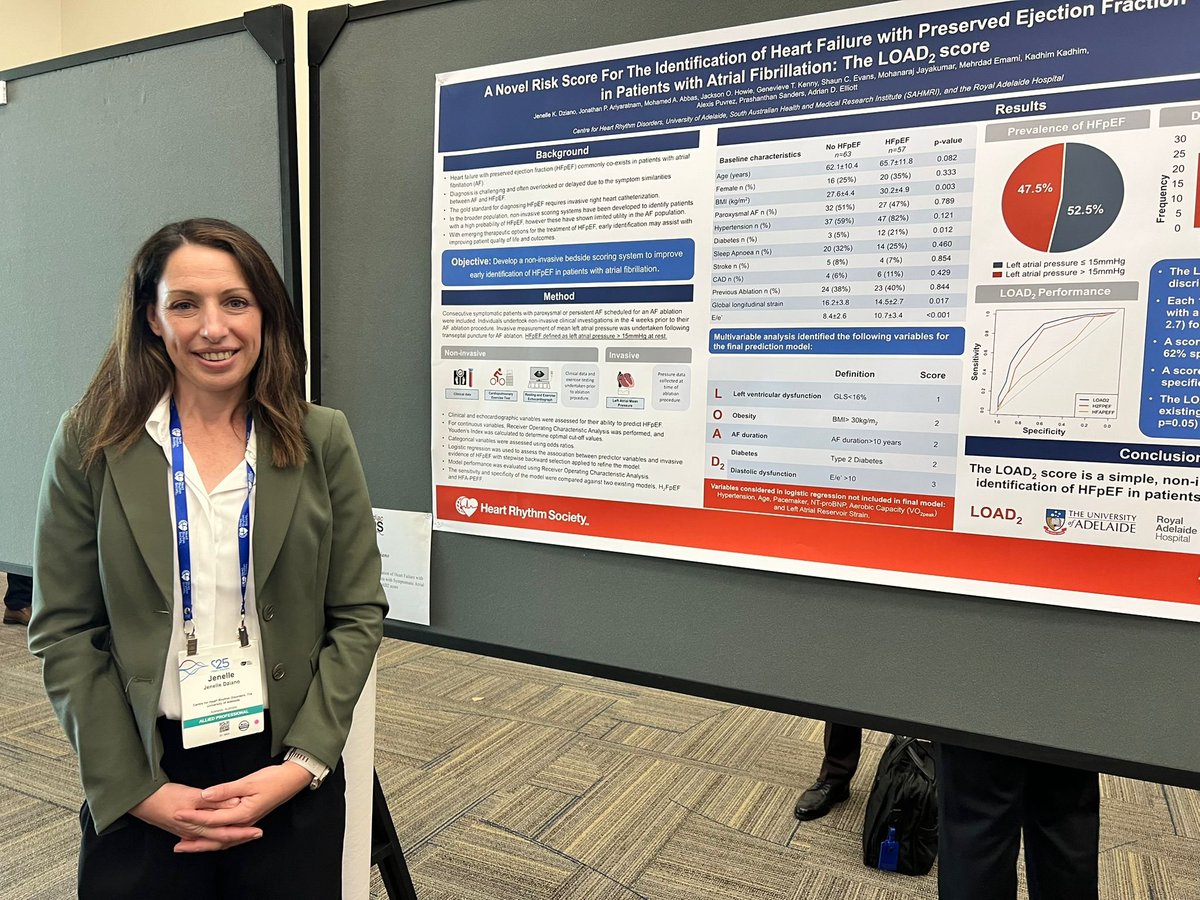 Brototo Deb (Brodie), MD, MIDS (@brototod) on Twitter photo Pt has #AF - do they also have #HFpEF (RHC proven)?
- Use the #LOAD2 score (great name!) developed by <a href="/JenelleDziano/">Jenelle Dziano</a> <a href="/PrashSanders/">Prash Sanders</a> from <a href="/UniofAdelaide/">Uni of Adelaide</a>
Improved AUROC over #H2FPEF score.
#HRS2025
#EPeeps
#WomeninEP
#Cardiotwitter
#2025Pacesetter Pt has #AF - do they also have #HFpEF (RHC proven)?
- Use the #LOAD2 score (great name!) developed by <a href="/JenelleDziano/">Jenelle Dziano</a> <a href="/PrashSanders/">Prash Sanders</a> from <a href="/UniofAdelaide/">Uni of Adelaide</a>
Improved AUROC over #H2FPEF score.
#HRS2025
#EPeeps
#WomeninEP
#Cardiotwitter
#2025Pacesetter