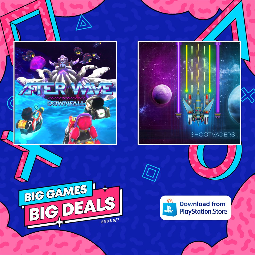 7 Raven Studios (@7ravenstudios) on Twitter photo All the games of our Playstation catalogue are in discount. Enjoy it!
#dynabomb #dynabomb2 #lastbeat #lastbeatenhanced #metaloid #metaloidorigin #mo #afterwave #shootvaders
#indiedev #indiegames #indiegamedev #gamedev #PlayStation <a href="/PlayStation/">PlayStation</a> All the games of our Playstation catalogue are in discount. Enjoy it!
#dynabomb #dynabomb2 #lastbeat #lastbeatenhanced #metaloid #metaloidorigin #mo #afterwave #shootvaders
#indiedev #indiegames #indiegamedev #gamedev #PlayStation <a href="/PlayStation/">PlayStation</a>
