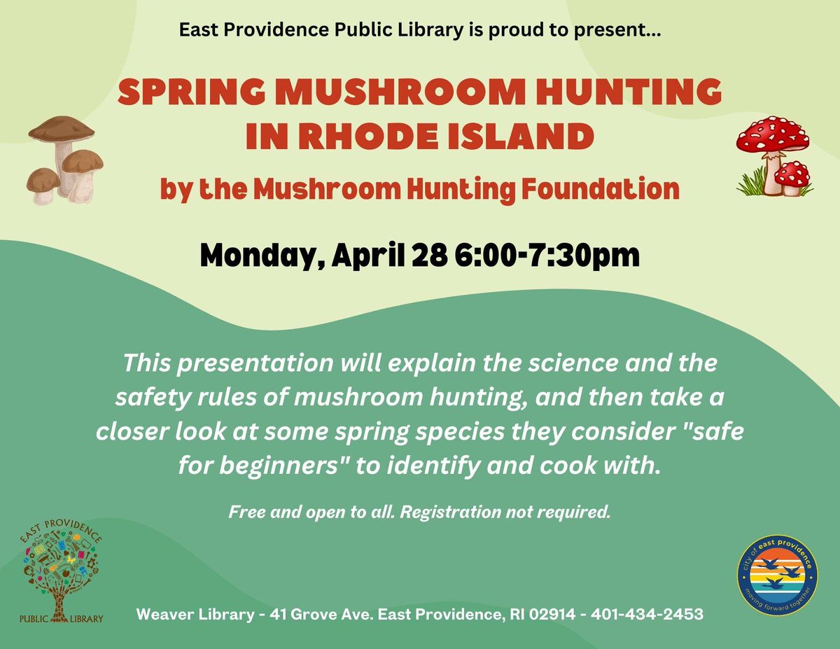 Monday April 28 at Weaver Library.