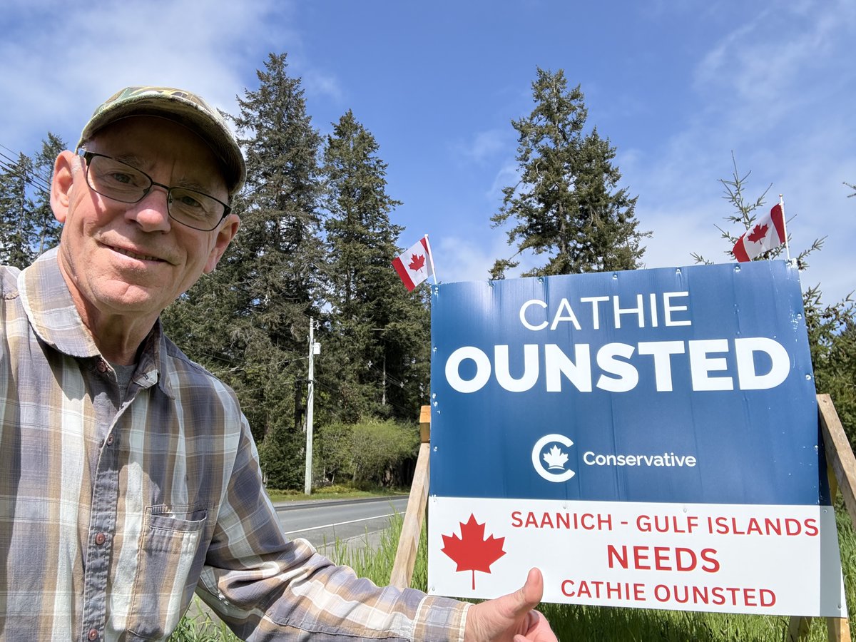Cathie4SGI's tweet photo. It’s been great meeting so many of you who believe, like I do, that it’s time for a change. 🇨🇦

We’re just days away from Election Day — and if you’re ready for common sense leadership in Saanich–Gulf Islands, I’m asking for your vote on April 28th.
#VoteCathie #BringItHome https://t.co/50IbYl8L4G