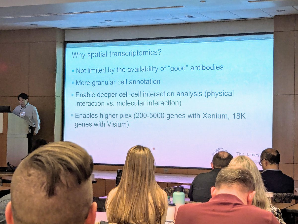 OhioStatePIIO's tweet photo. Very Exciting! Dr. Yoshi Koguchi—Managing Co-Director of PIIO’s #Immune Monitoring & Discovery Platform (#IMDP)— is presenting on #singlecell & #spatialbiology tools to decode #hostmicrobe molecular crosstalk. Featuring insights from the #XeniumAnalyzer! At the #HostMicrobe Interactions in the Digestive Tract Symposium.
#SpatialTranscriptomics #Microbiome #Immunology