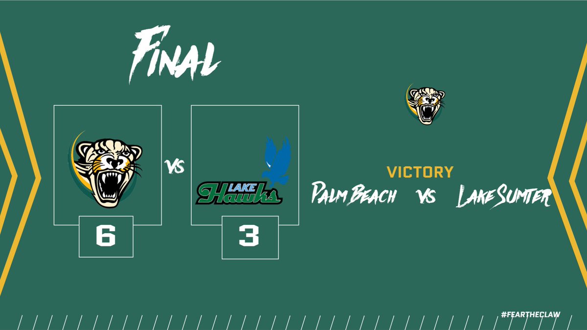 Baseball defeats Lake Sumter to move within 1 game of a playoff spot.  Brannon throws 7 strong innings and Germano picks up a 2 inning save.  

Double header tomorrow afternoon starting at 12pm!