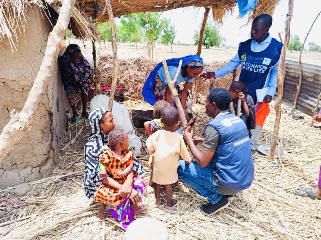 We have started today. Let’s reach our goals. Let’s vaccinate 0 to 5 years old. 

#PolioGameOver25 
#PEVCAMEROON
#CoreTeamPolio1
#StopPolio237
#AgirContreLaPolio237
#PEVCentre 
#EndPolio25