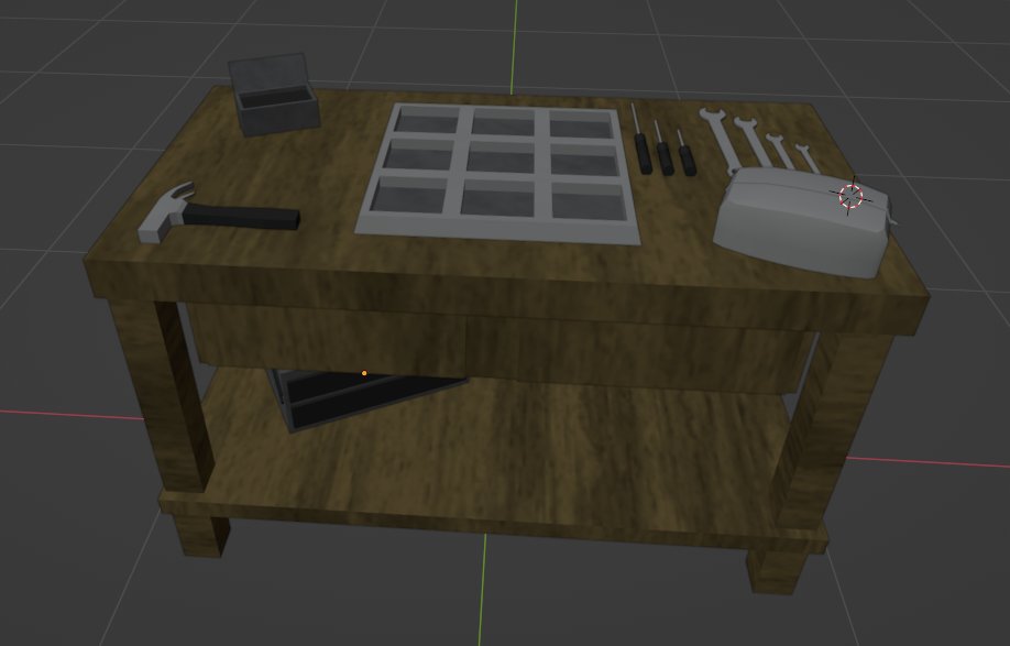 KometFox's tweet image. Made 2 crafting benches for Luanti. #Luanti #Minetest #Modding #Mods #Blender