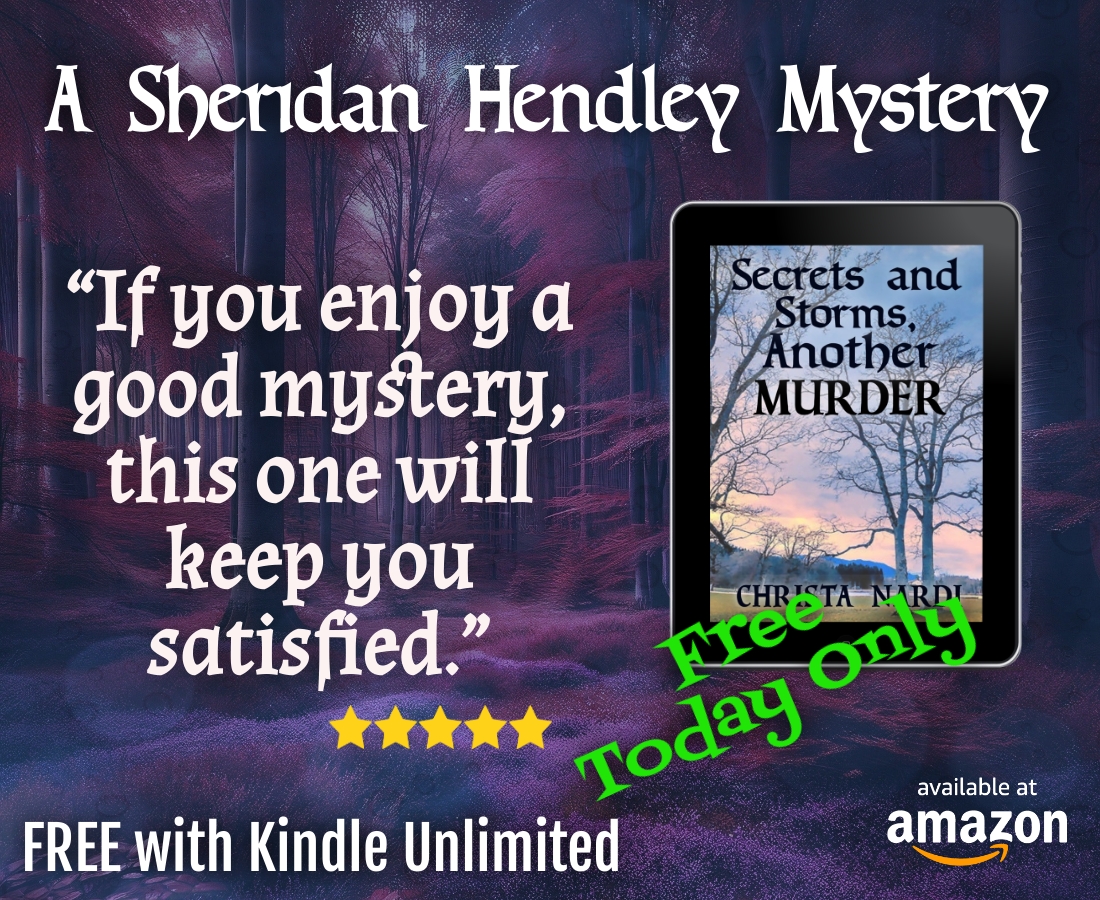 When a murder at the old soccer field shatters the morning calm, the victim’s son seeks out Sheridan Hendley, amateur sleuth. Some secrets are best left buried. #cozymystery novella #FREE 
amazon.com/dp/B0CJ8TBPWZ