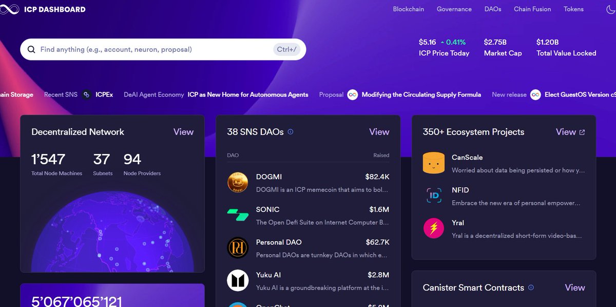 $ICP fam !!!
the new dashboard is badass !!!
dashboard.internetcomputer.org